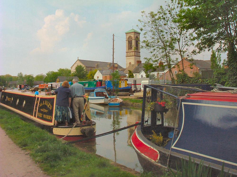 Oxford Canal and St Barnabas Church