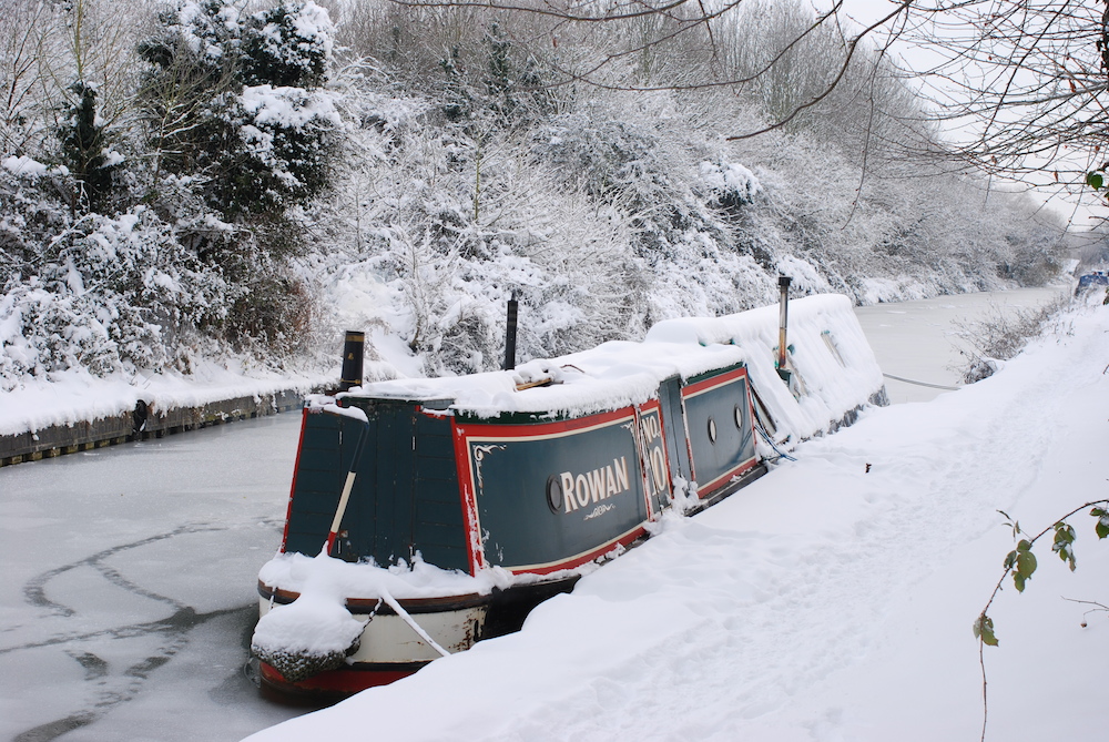 Oxford Canal in the Snow